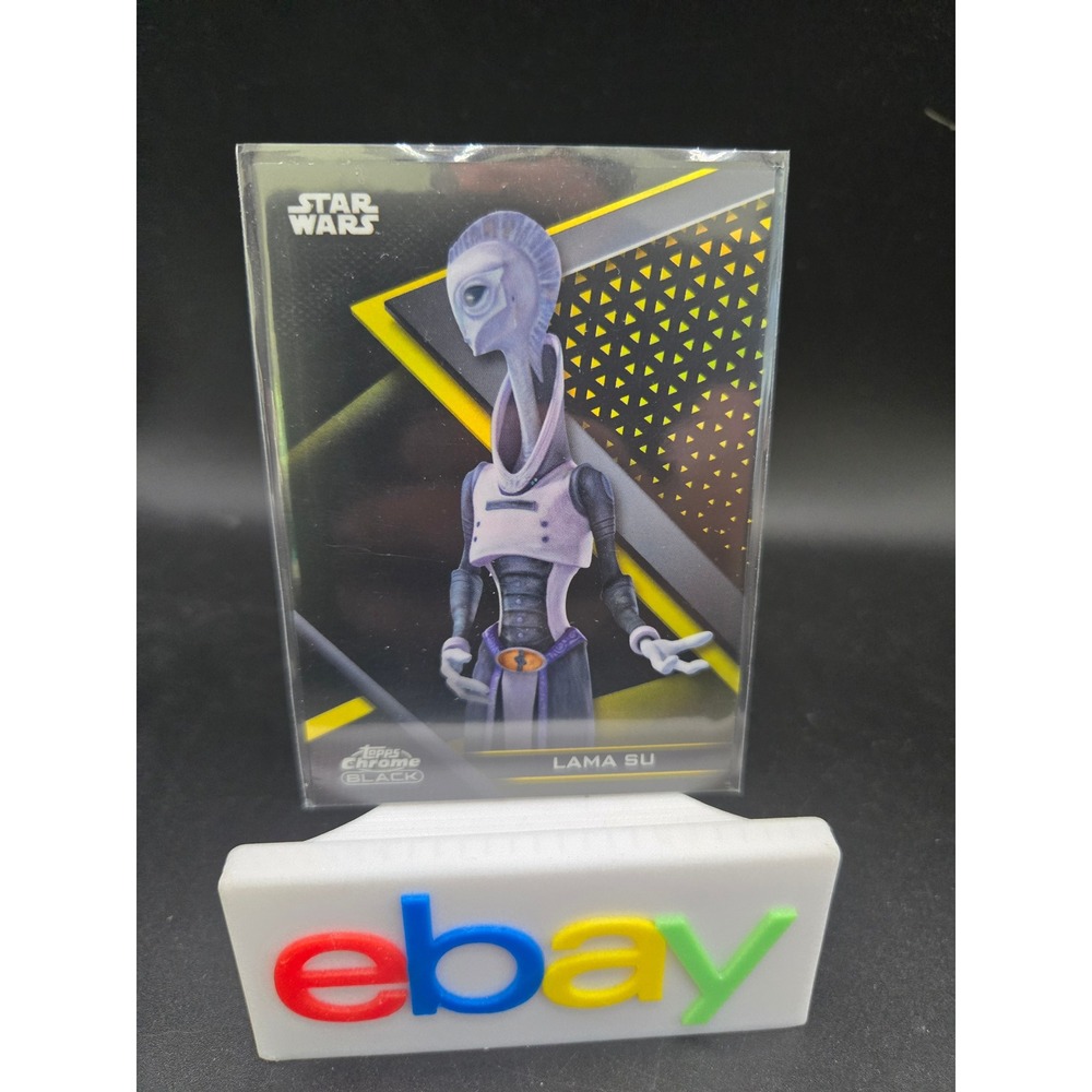 2023 Topps Chrome Black Star Wars Lama Su The Bad Batch /50 Card 90